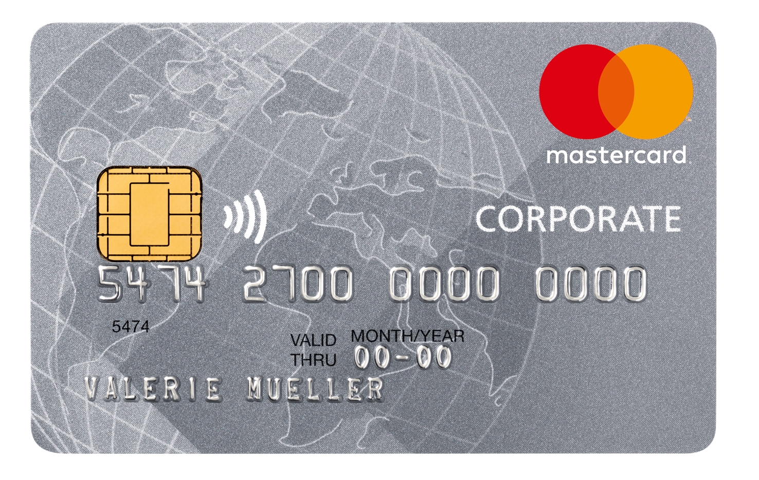 Mastercard Corporate Card Silber Master